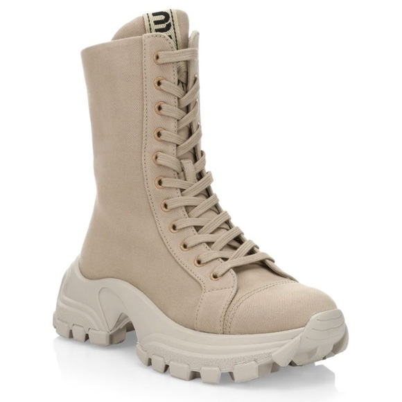 Miu Miu khaki combat boots - Picture 3 of 5